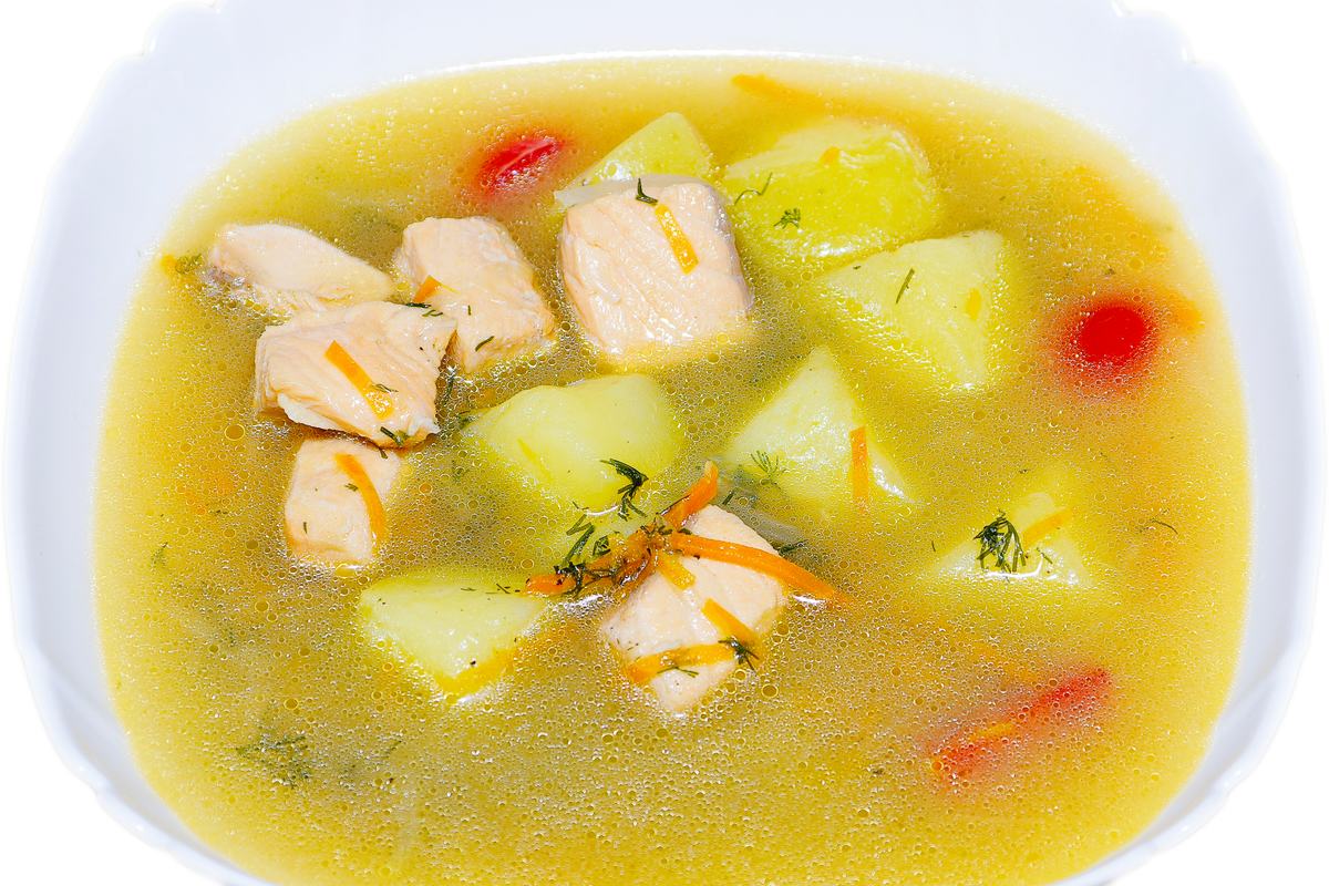 Рыбный суп с картофелем