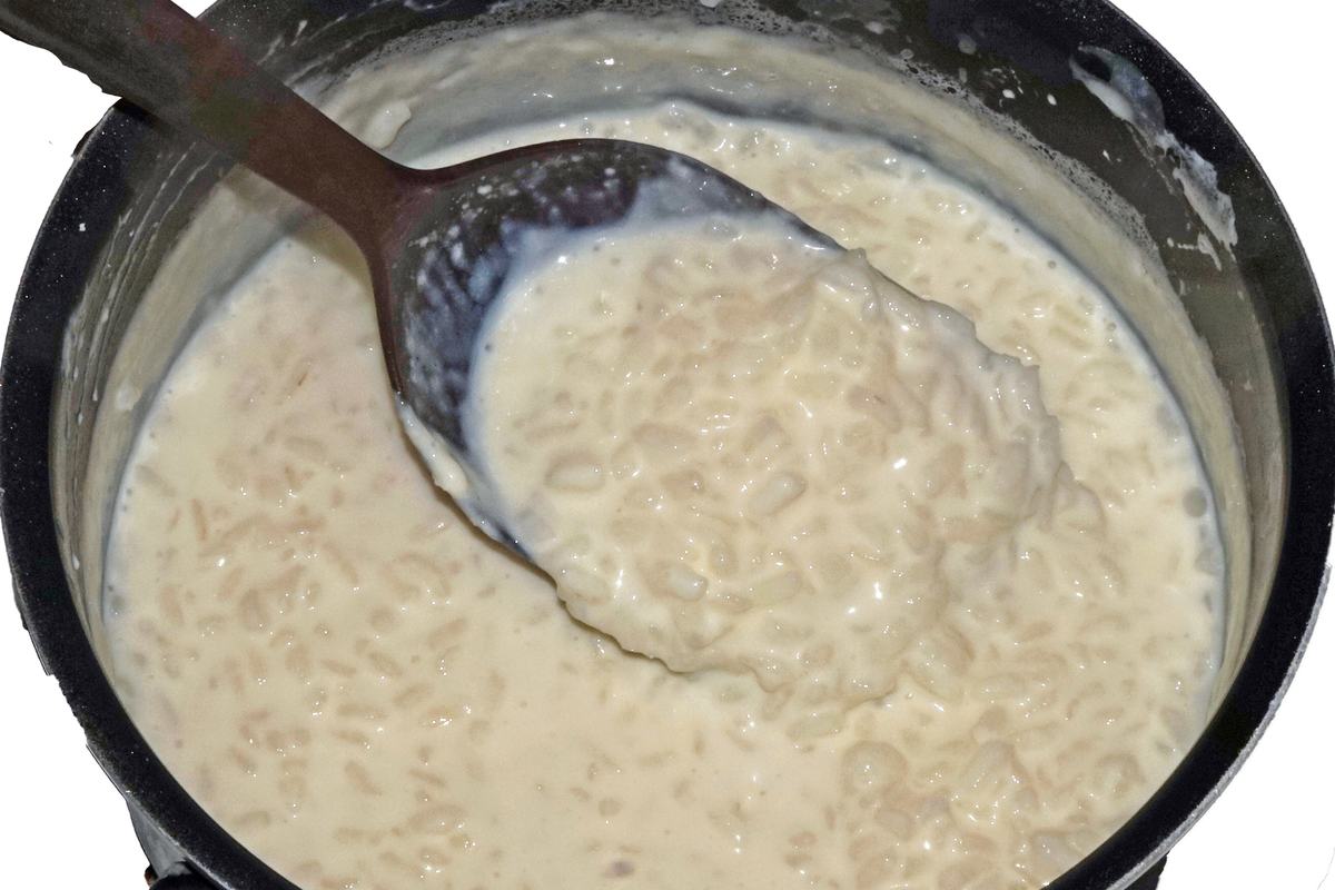 Рисовая каша с яблоком