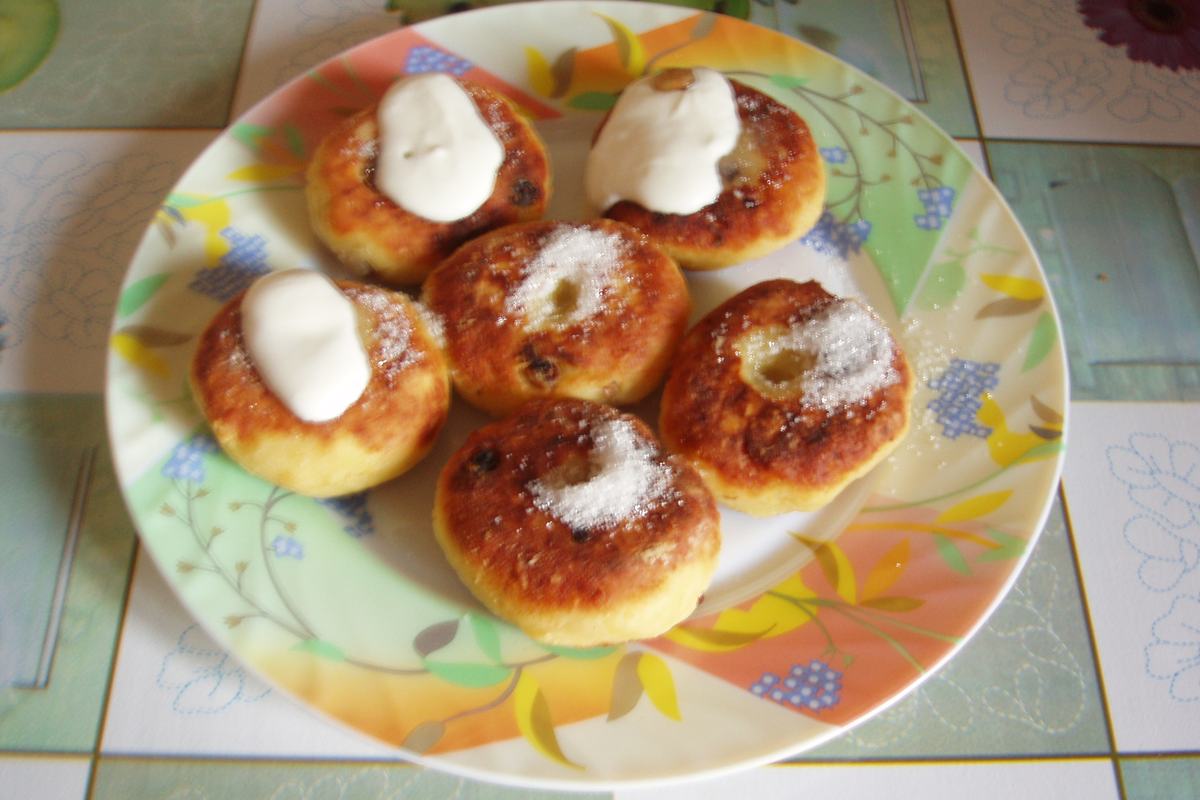 Сырники с бананом