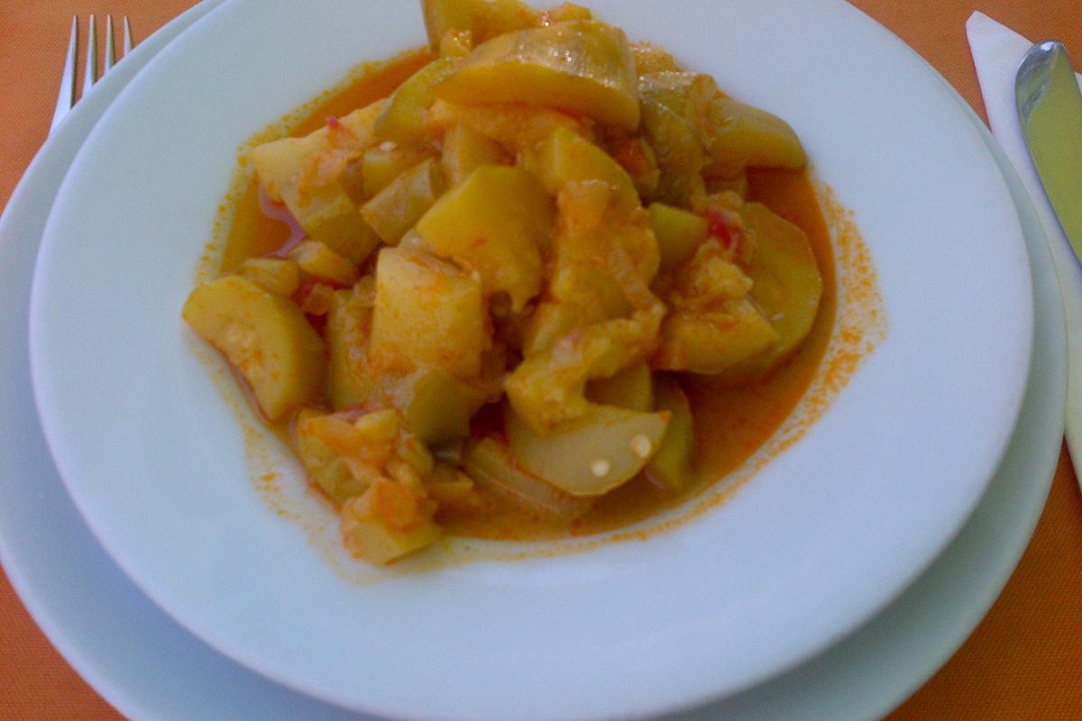 Индейка с кабачком и рисом